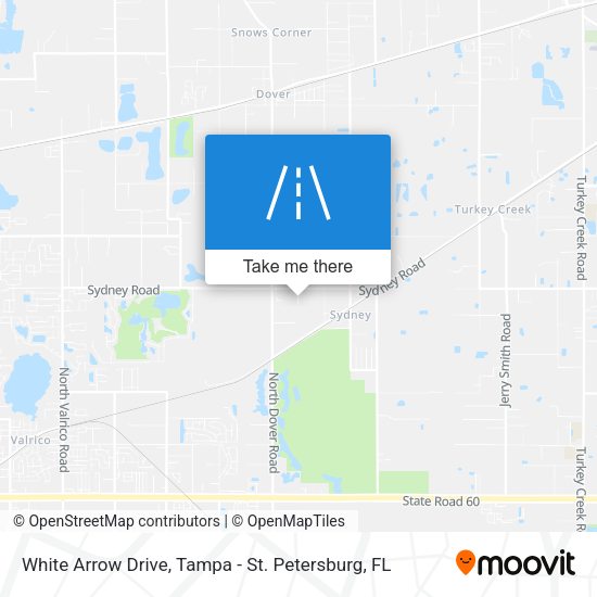 Mapa de White Arrow Drive