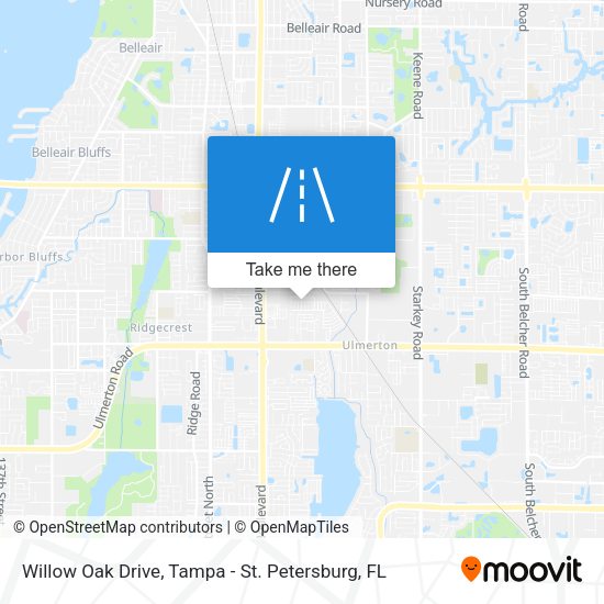 Willow Oak Drive map