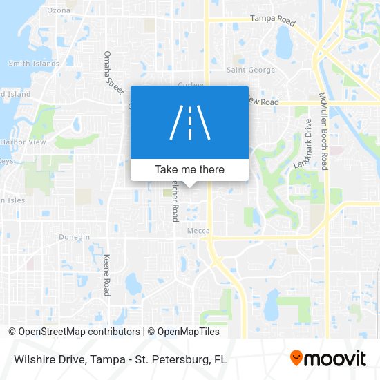 Wilshire Drive map