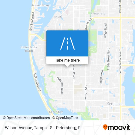 Wilson Avenue map
