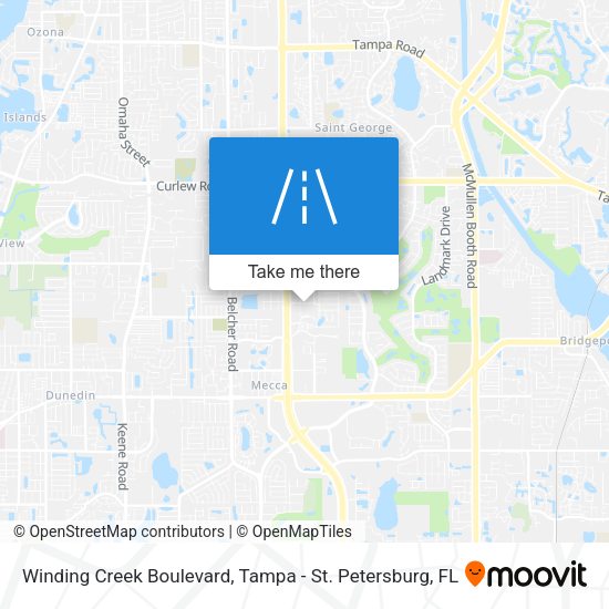 Winding Creek Boulevard map