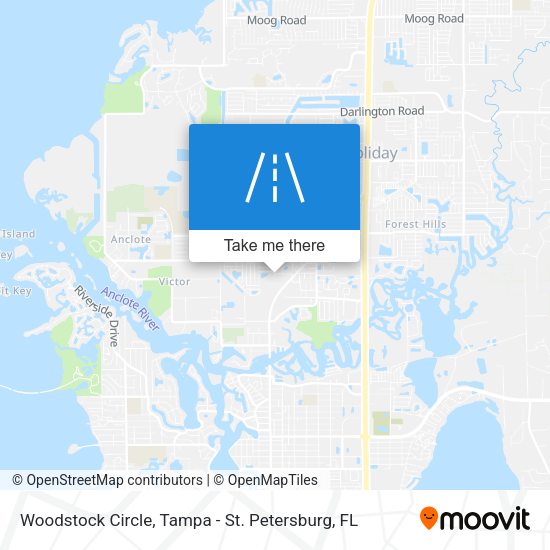 Woodstock Circle map