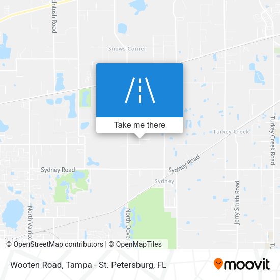Wooten Road map