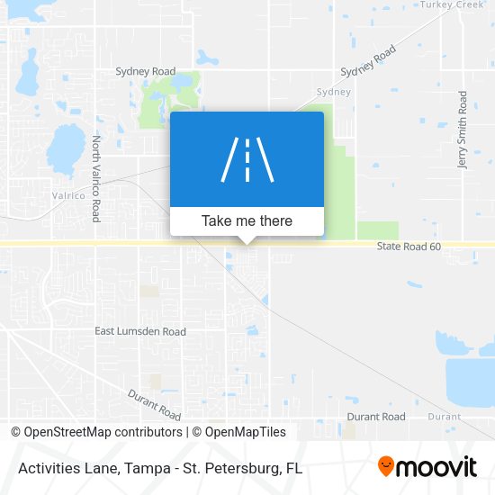 Activities Lane map