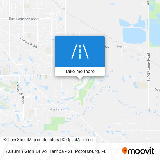 Autumn Glen Drive map