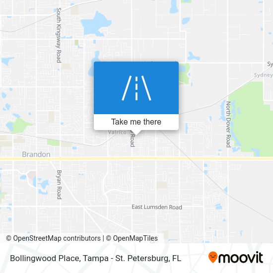 Mapa de Bollingwood Place