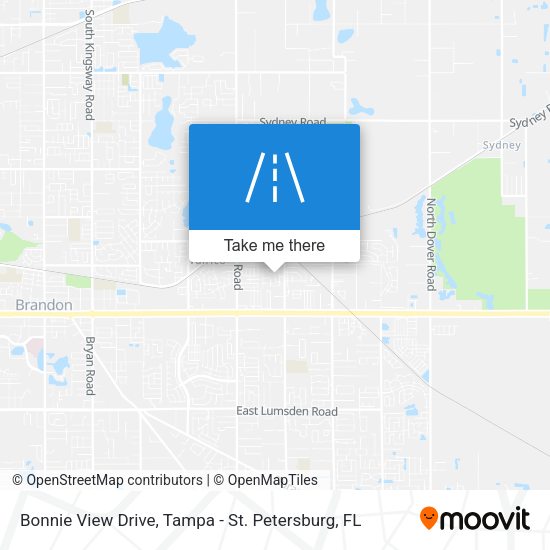 Bonnie View Drive map