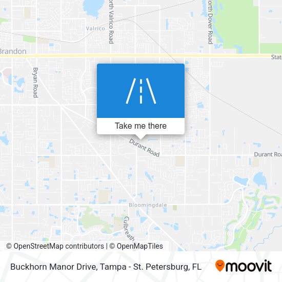 Mapa de Buckhorn Manor Drive