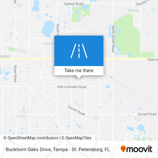 Mapa de Buckhorn Oaks Drive