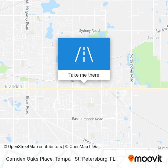 Camden Oaks Place map