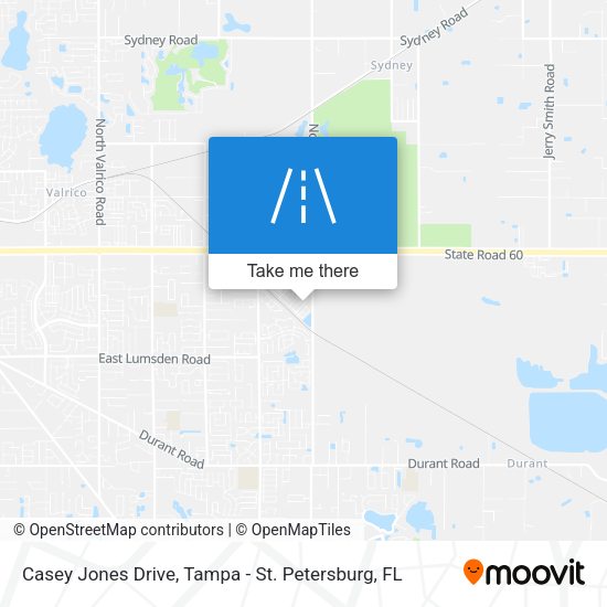 Mapa de Casey Jones Drive