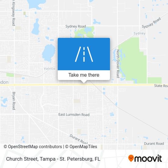Church Street map