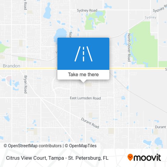 Citrus View Court map