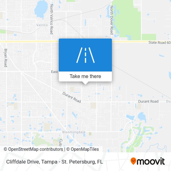 Cliffdale Drive map