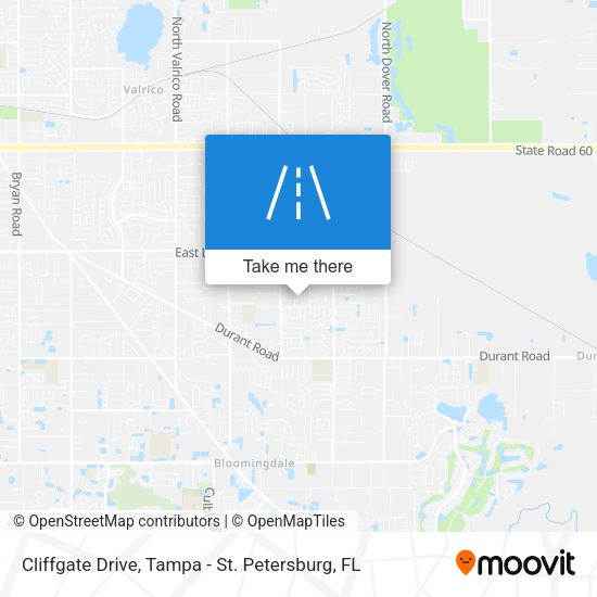 Mapa de Cliffgate Drive