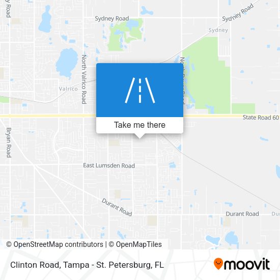 Clinton Road map