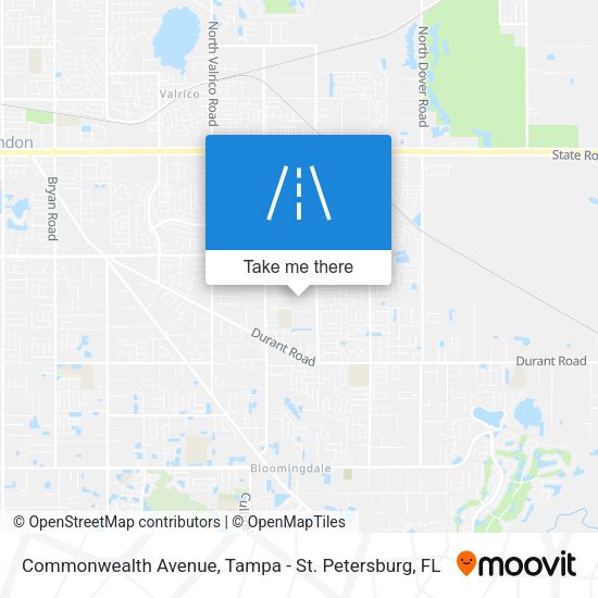 Mapa de Commonwealth Avenue