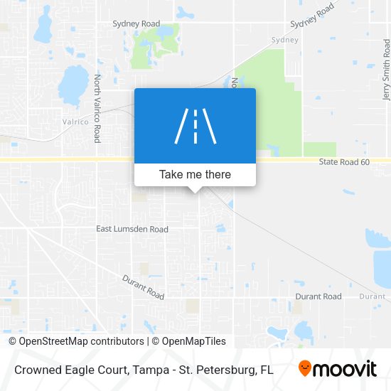 Crowned Eagle Court map