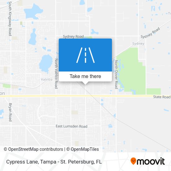 Mapa de Cypress Lane