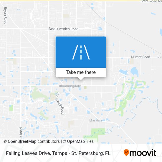 Mapa de Falling Leaves Drive