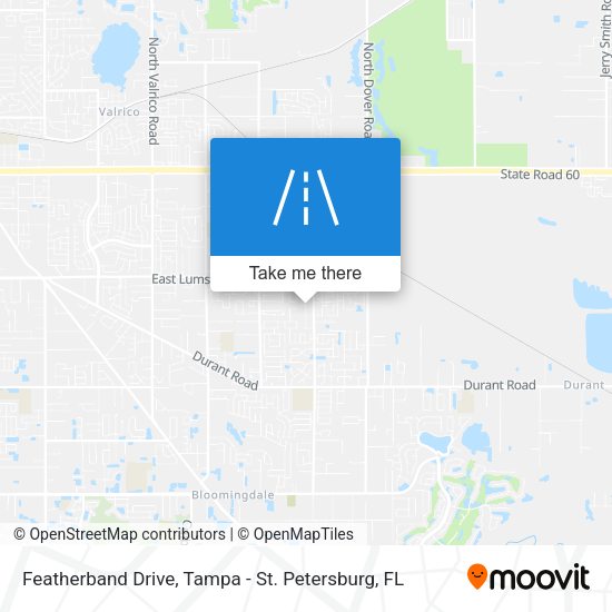 Featherband Drive map