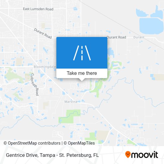 Gentrice Drive map
