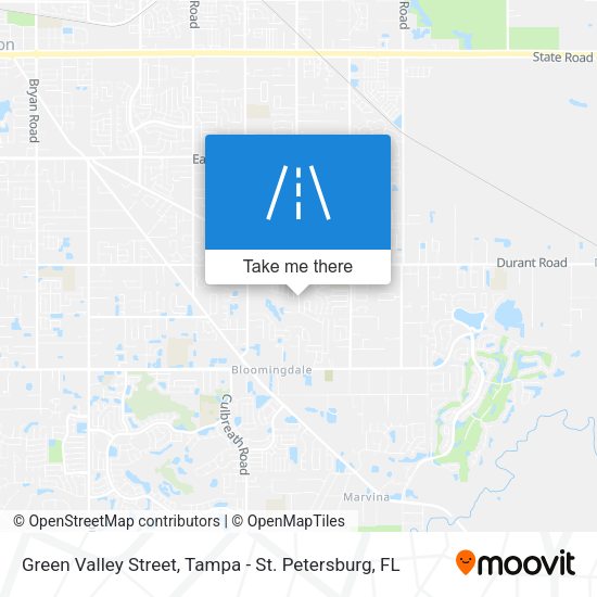 Mapa de Green Valley Street