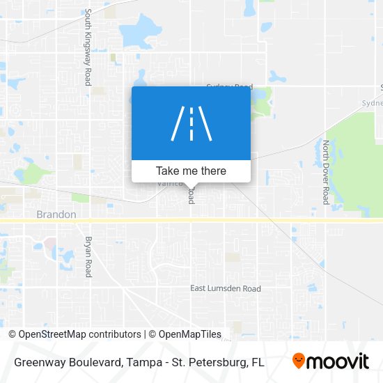 Greenway Boulevard map