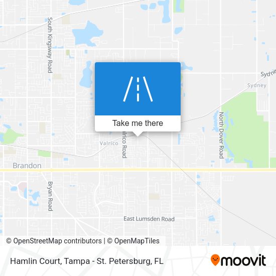 Hamlin Court map
