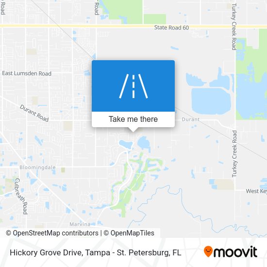 Hickory Grove Drive map