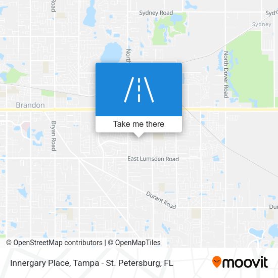 Innergary Place map