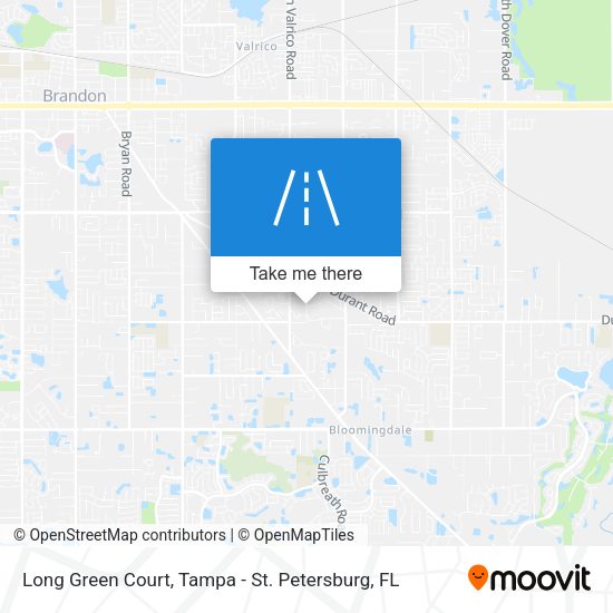 Mapa de Long Green Court