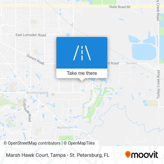 Marsh Hawk Court map