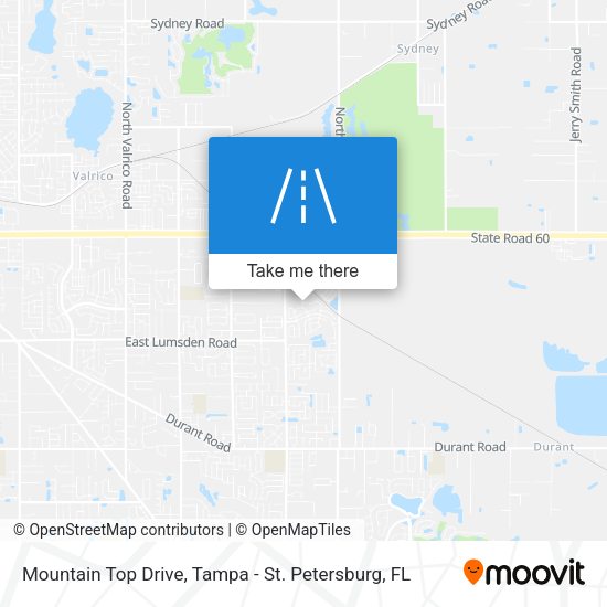 Mapa de Mountain Top Drive
