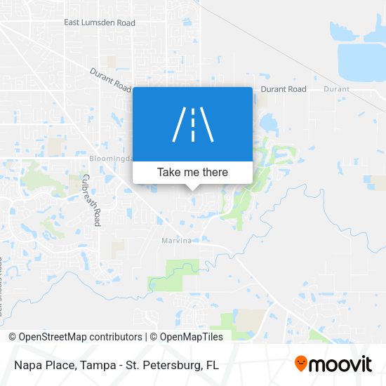Napa Place map