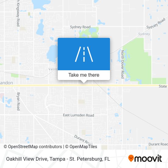 Mapa de Oakhill View Drive