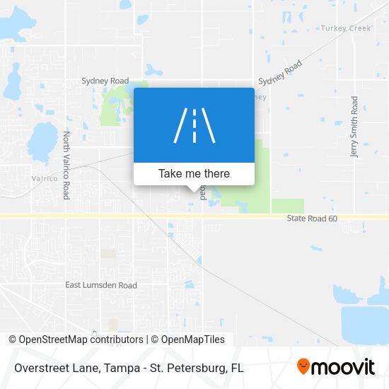 Mapa de Overstreet Lane