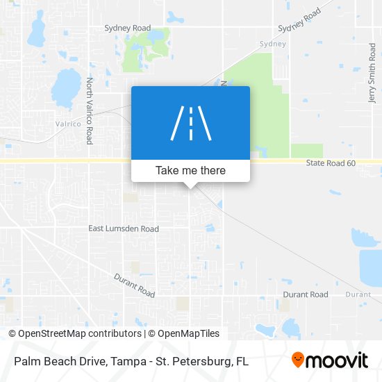 Mapa de Palm Beach Drive