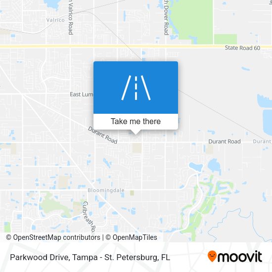 Parkwood Drive map