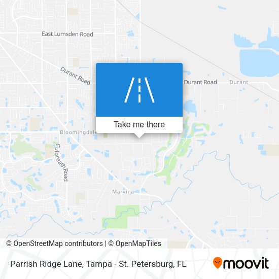 Mapa de Parrish Ridge Lane