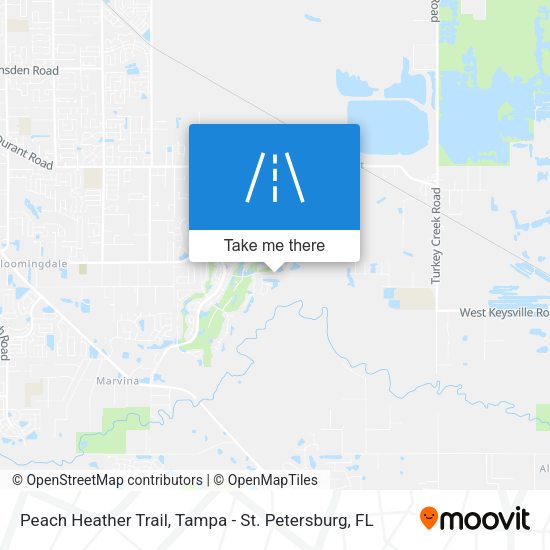 Mapa de Peach Heather Trail