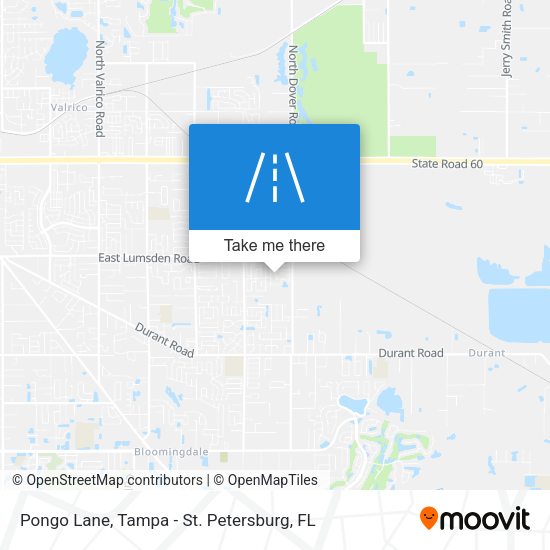 Mapa de Pongo Lane