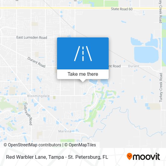 Red Warbler Lane map
