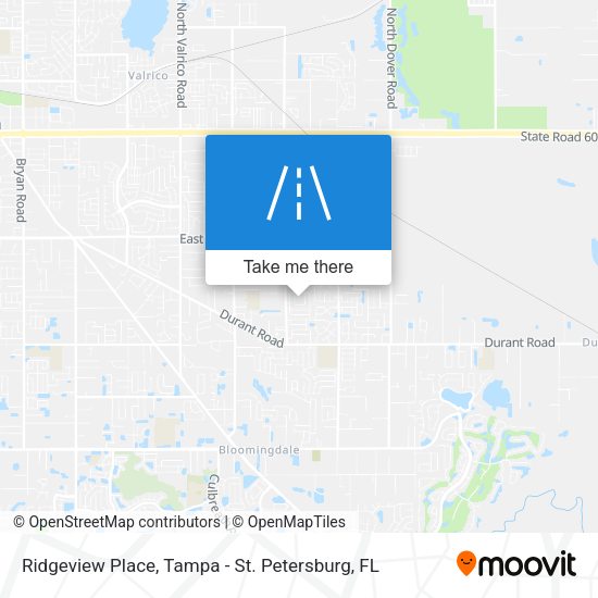 Ridgeview Place map