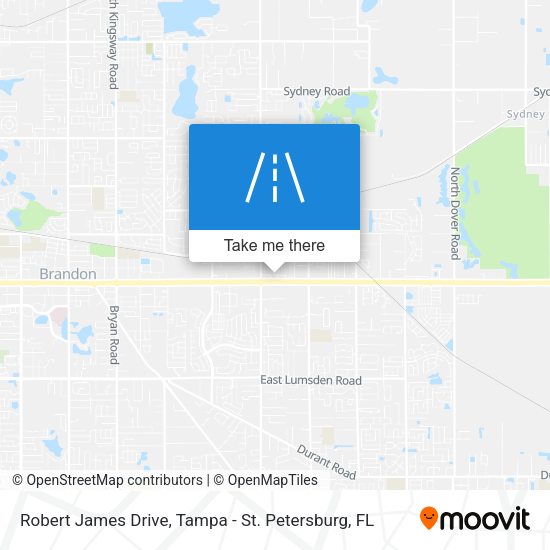 Robert James Drive map