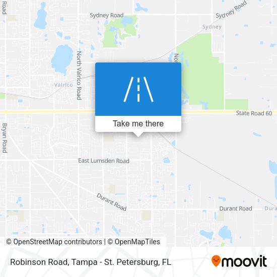 Mapa de Robinson Road
