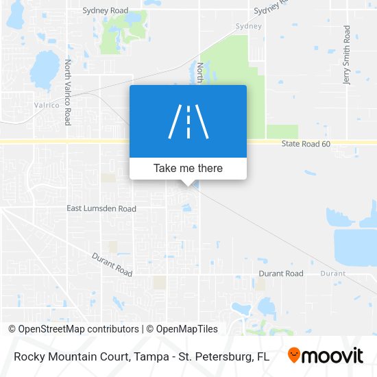 Mapa de Rocky Mountain Court