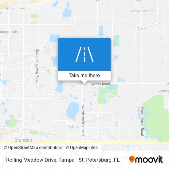 Rolling Meadow Drive map