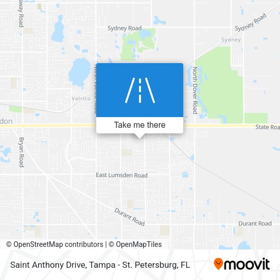 Saint Anthony Drive map