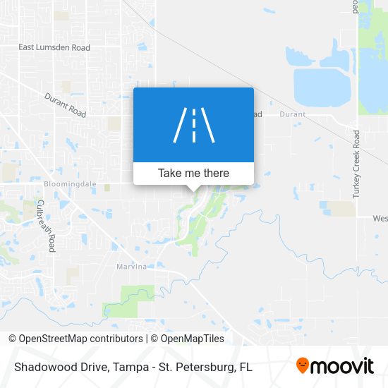 Shadowood Drive map
